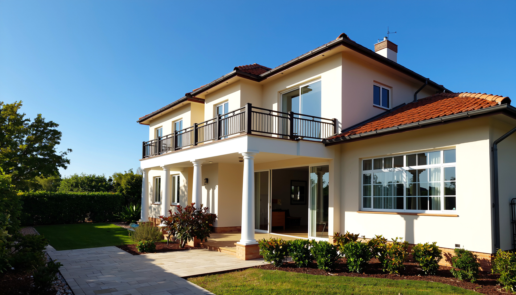 San Diego, CA with seamless rain gutters